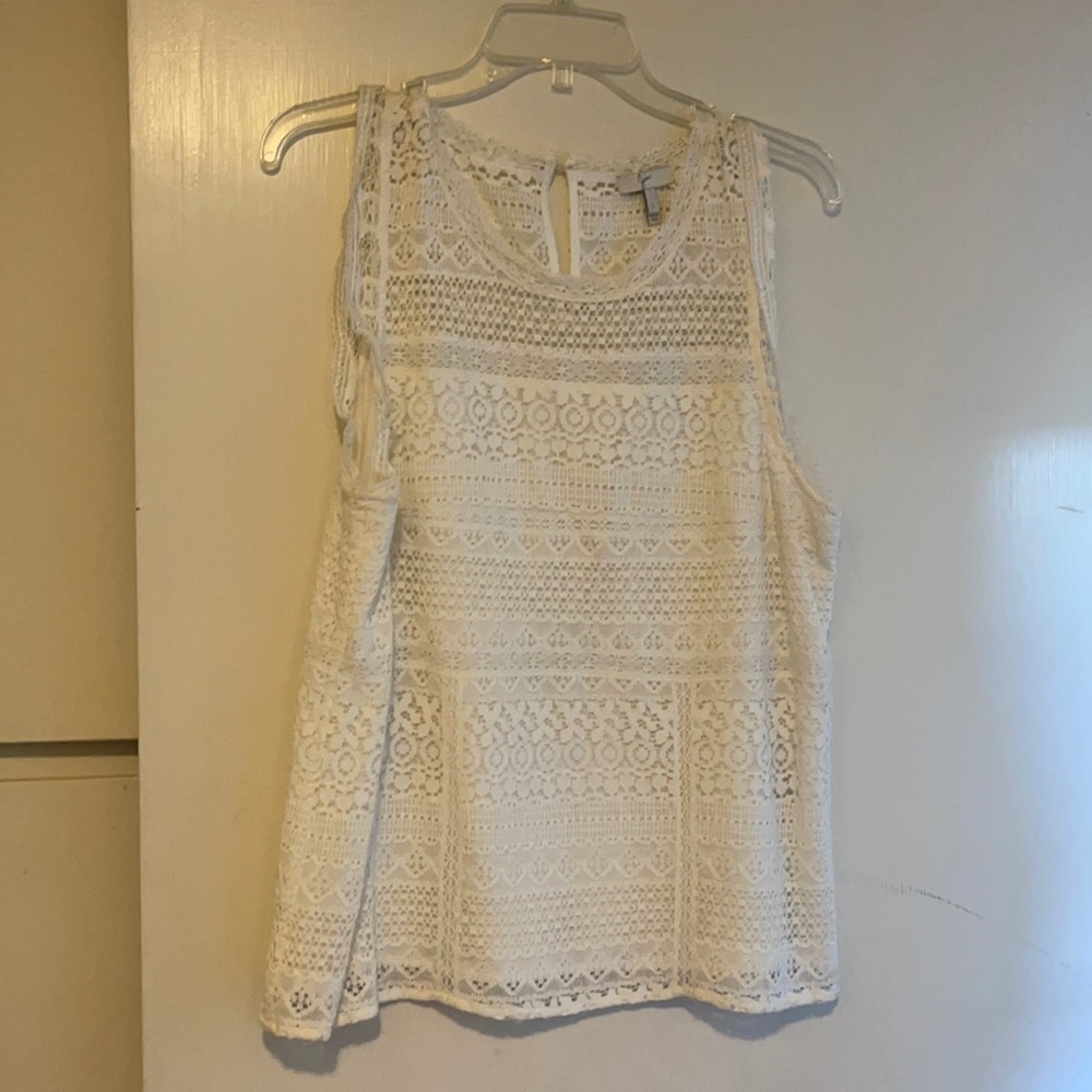 Joie size L crochet tank
